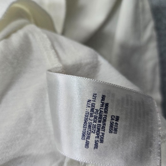 Polo Ralph Lauren T Shirt Boys Size 8 White Casual USA Flag Logo Graphic Print - Picture 9 of 11